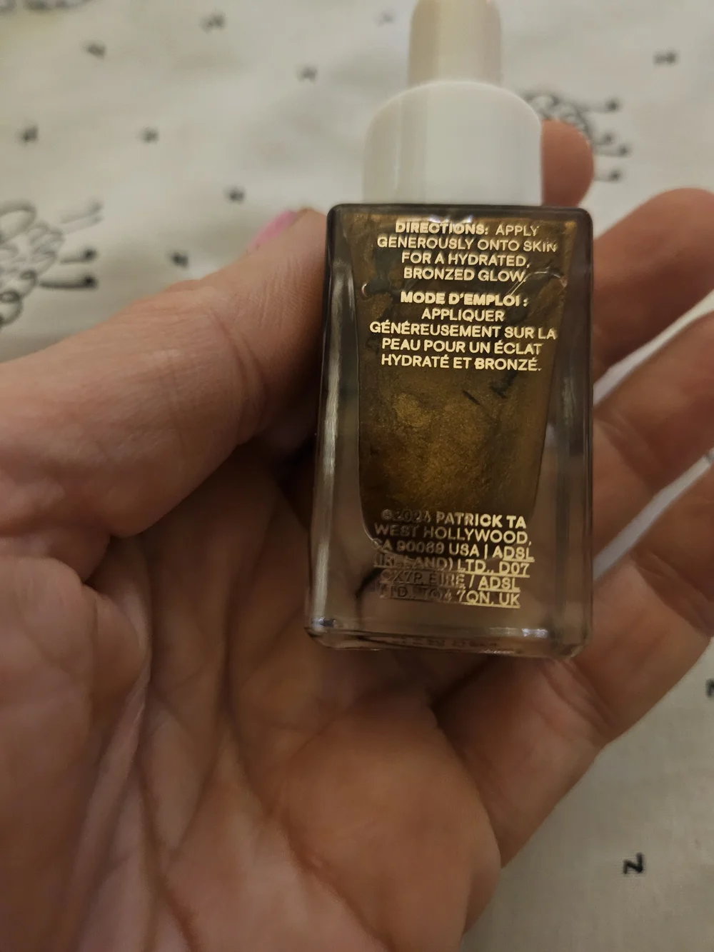 Patrick Ta Major Glow Luminous Bronzing Body Oil - Shimmery Bronze